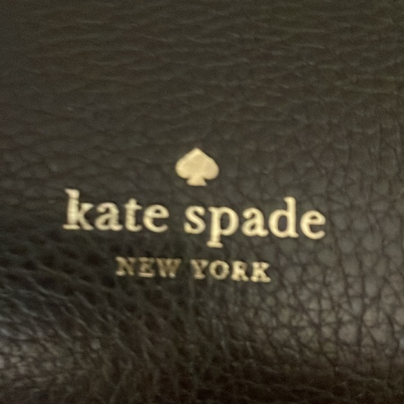 NWOT Kate Spade black leather Marti small bucket bag with matching wallet. NEW! - Picture 9 of 10